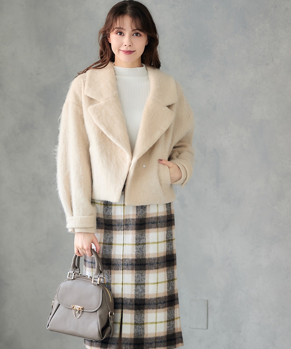 SALE】ループシャギーショートコート - 12Twelve Agenda(トゥエルブ