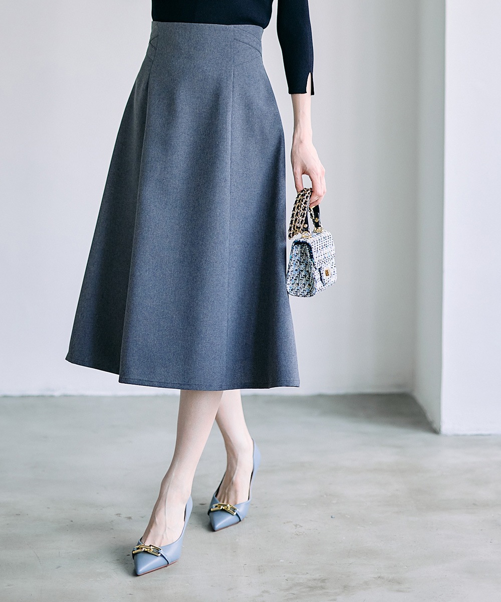 SALE】サイドクロスフレアスカート - 12Twelve Agenda(トゥエルブ