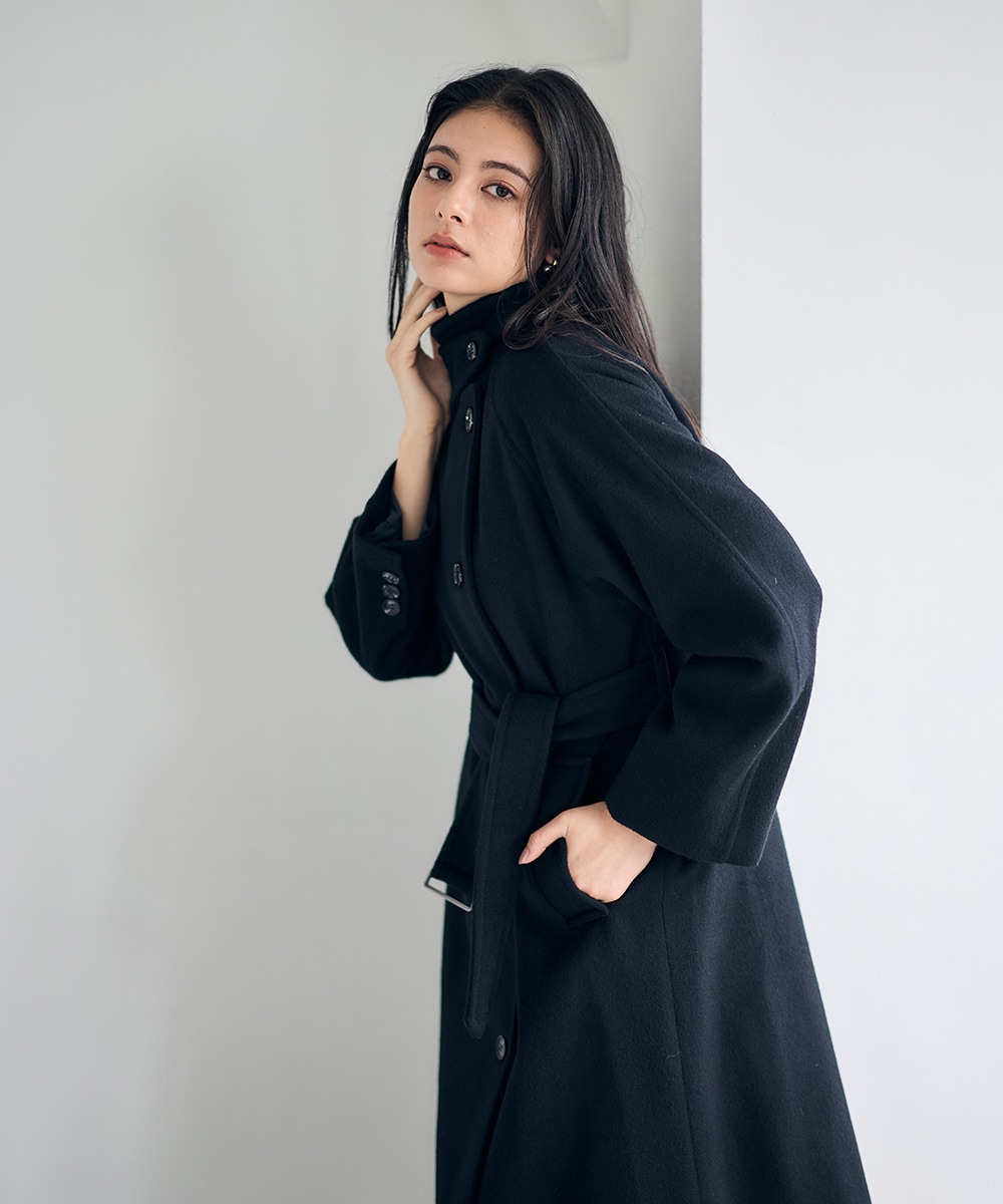 SALE】ウールベルテッドロングコート - 12Twelve Agenda(トゥエルブ
