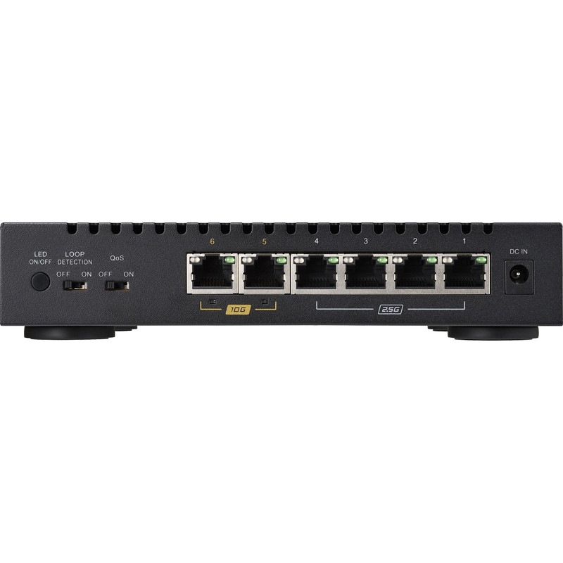 LXW-10G2/2G4』BUFFALO スイッチングハブ 6ポート（10GbE 2ポート 2.5