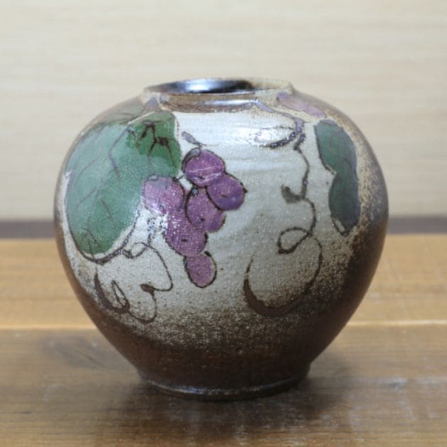 益子焼｜▽花瓶 花器 一輪挿し フラワーベース 壷（つぼ）,壷 つぼ