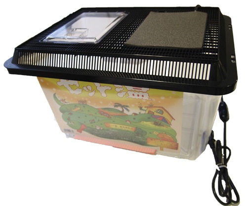 セット温 L みどり商会 爬虫類 小動物 ケージ ヒーター プラスチック