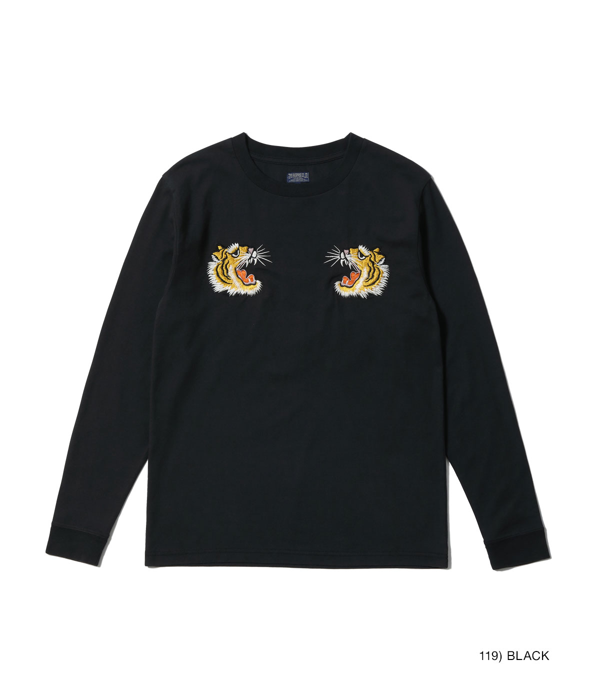 Lot No. TT69649 / LONG SLEEVE SUKA T-SHIRT EMBROIDERED “TIGER
