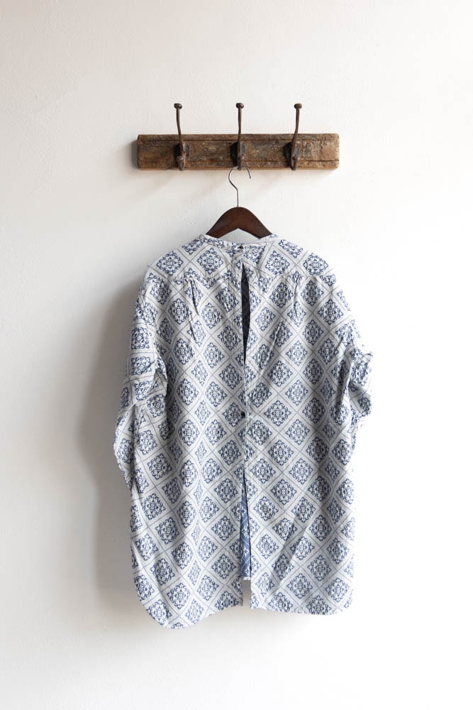 OUTIL ウティ | CHEMISIER CORSIER Col : ECRU/INDIGO 公式通販