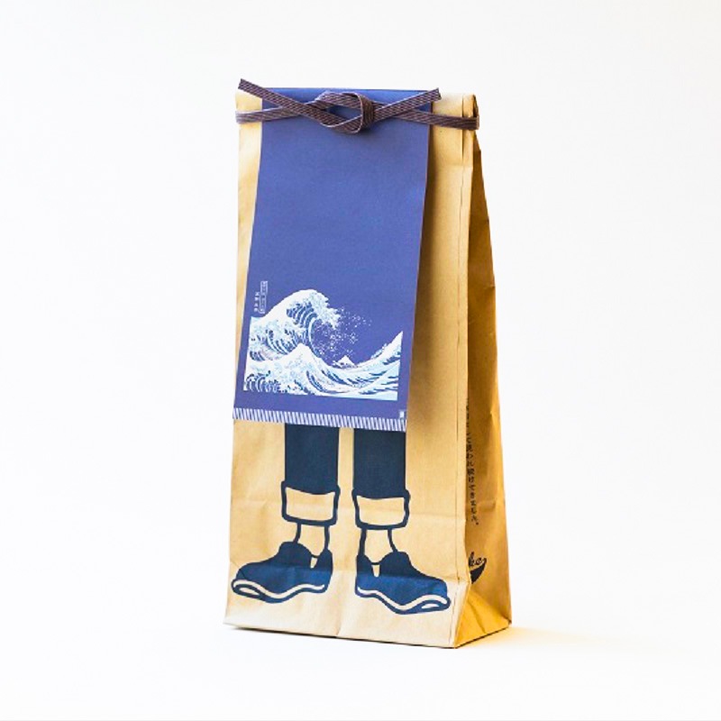 定番2号前掛け「北斎 波」紺（商品番号_DM004） | すべての商品