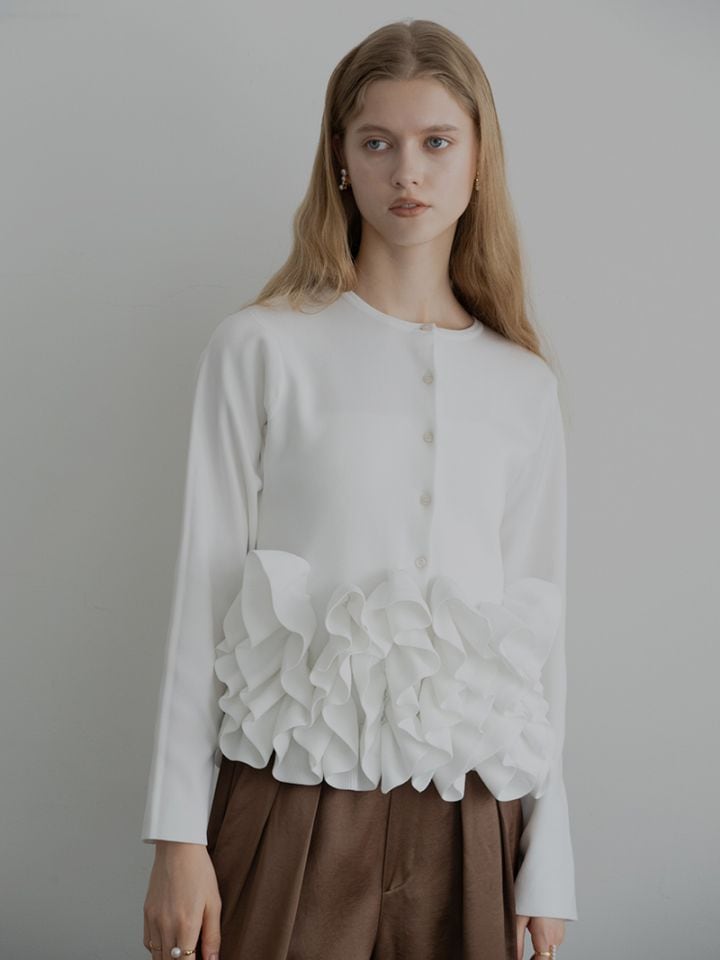 スワンカーディガン | Cardigan,長袖 | | TREFLE＋1（トレフルプラスワン）