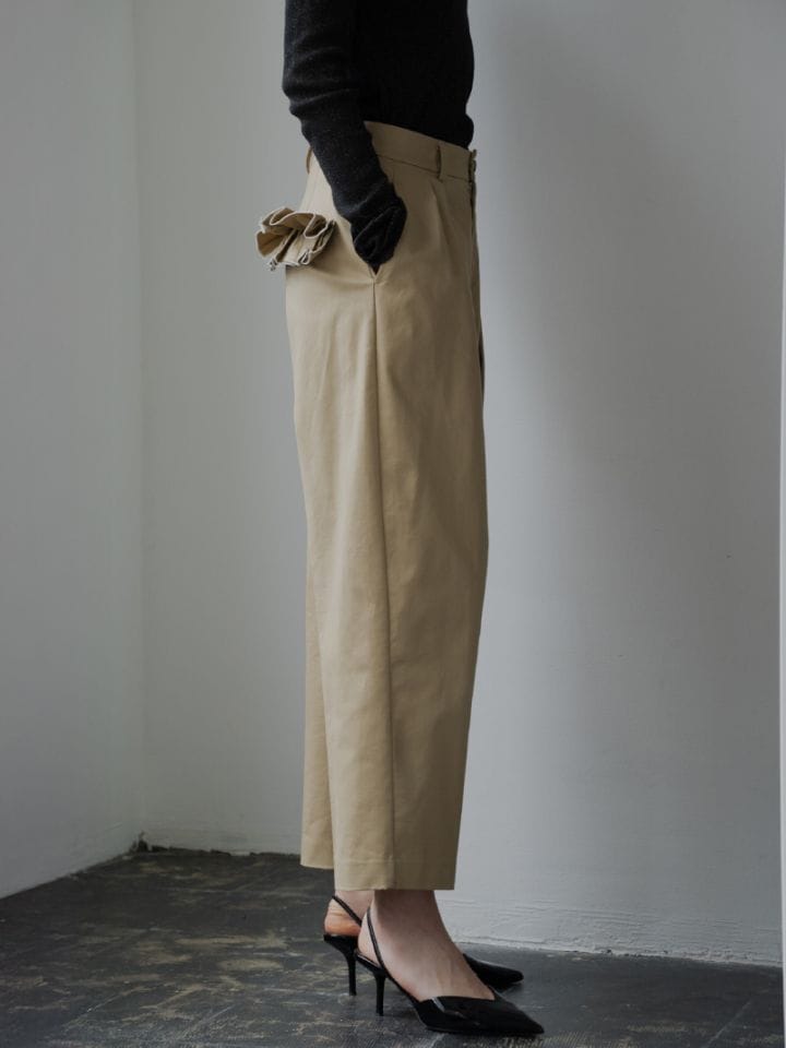 ポケットフリルパンツ(CHINO) | Bottoms,パンツ | | TREFLE＋1