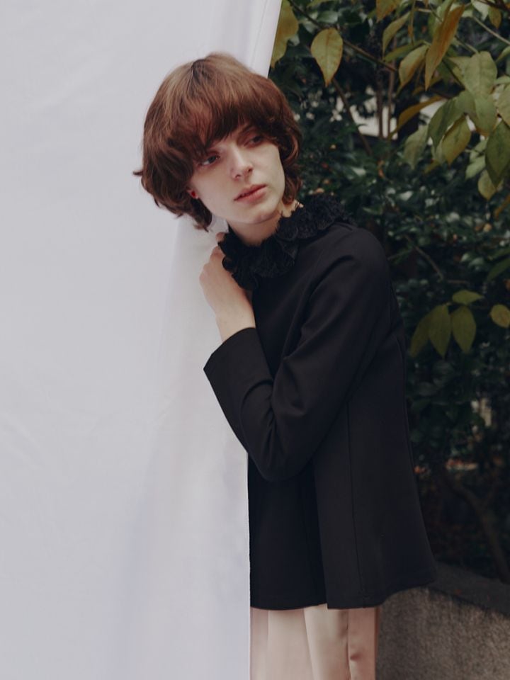 フェザー襟トップス | Tops,トップス | | TREFLE＋1（トレフルプラスワン）