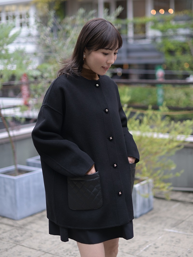 ダブルフェイスウールコート | Outer | | TREFLE＋1（トレフルプラスワン）