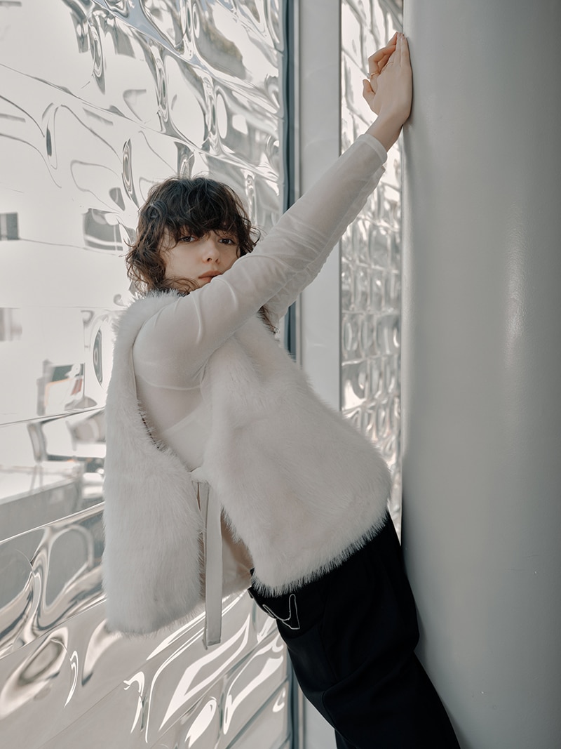 ふわふわベスト | Outer | | TREFLE＋1（トレフルプラスワン）