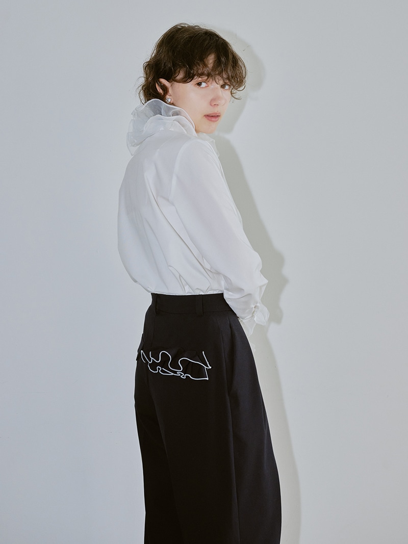 ポケットフリルパンツ(BLACK) | Bottoms,パンツ | | TREFLE＋1
