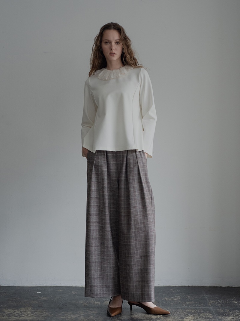 フェザー襟トップス | Tops,トップス | | TREFLE＋1（トレフルプラスワン）