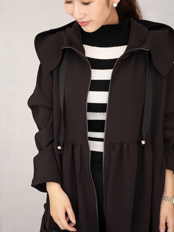 グレースフーディーコート | Outer | | TREFLE＋1（トレフルプラスワン）