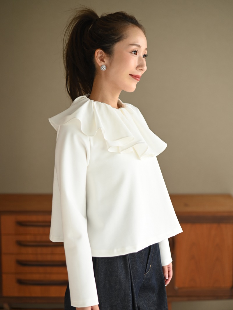 2wayフリルトップス | Tops,トップス | | TREFLE＋1（トレフルプラスワン）