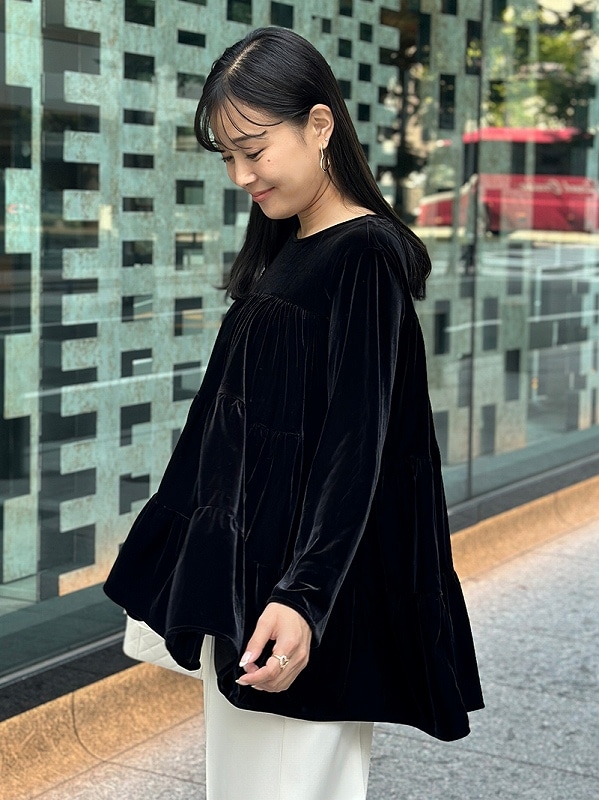 ベロアフェアリートップス | Tops,トップス | | TREFLE＋1（トレフル