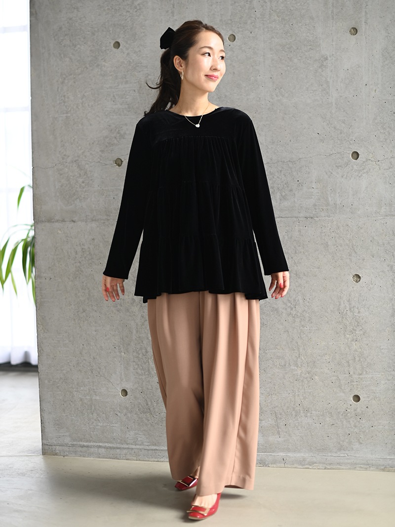 ベロアフェアリートップス | Tops,トップス | | TREFLE＋1（トレフル