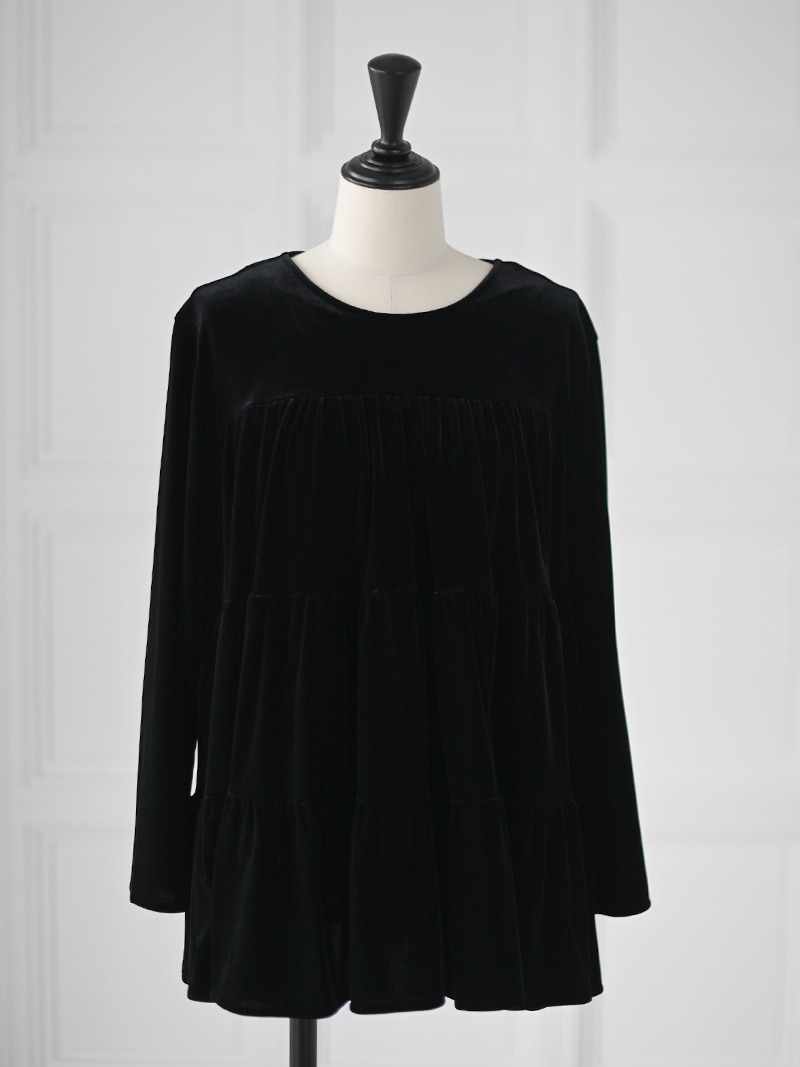 ベロアフェアリートップス | Tops,トップス | | TREFLE＋1（トレフル