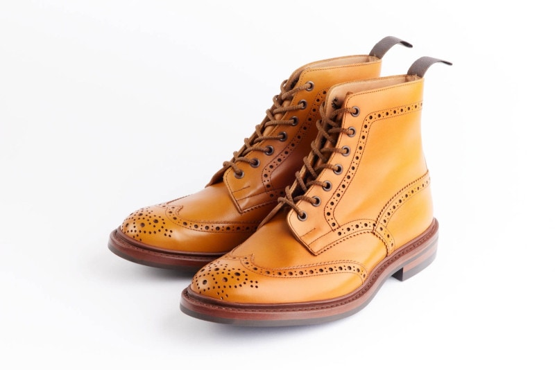 トリッカーズ バートン|BOURTON BLACK ウィングチップ メンズ