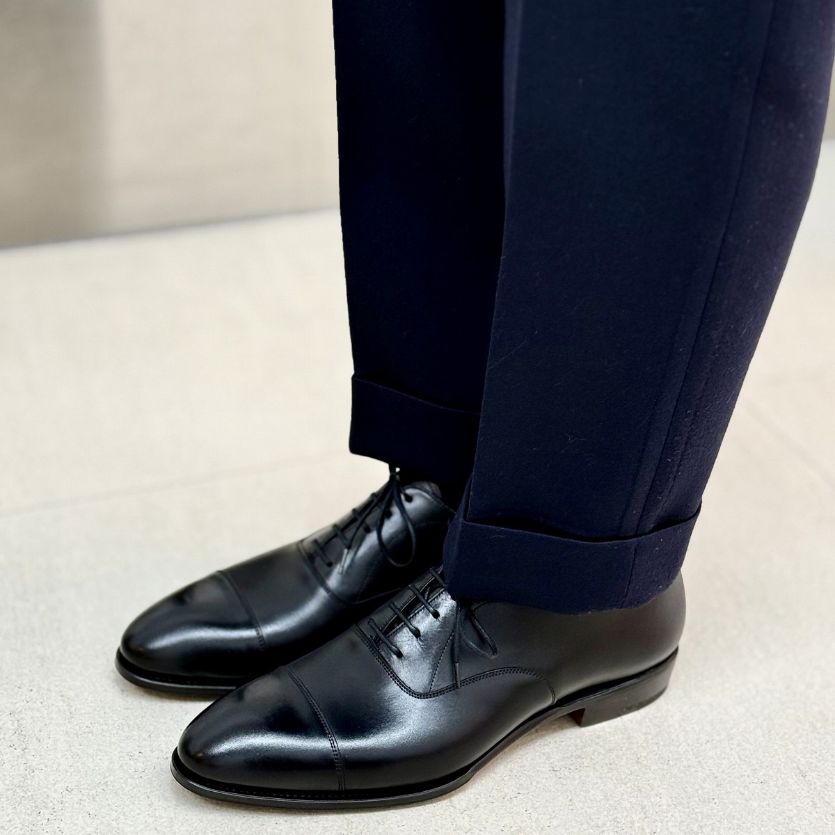 カルミーナ 80204 BLACK キャップトウ メンズ | カルミーナ（CARMINA