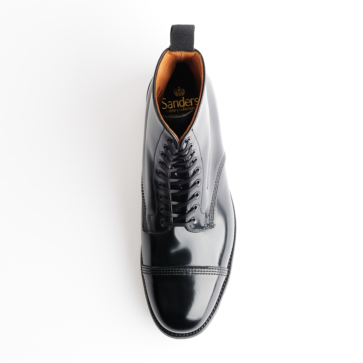 サンダース MILITARY DERBY BOOT BLACK レースアップブーツ メンズ