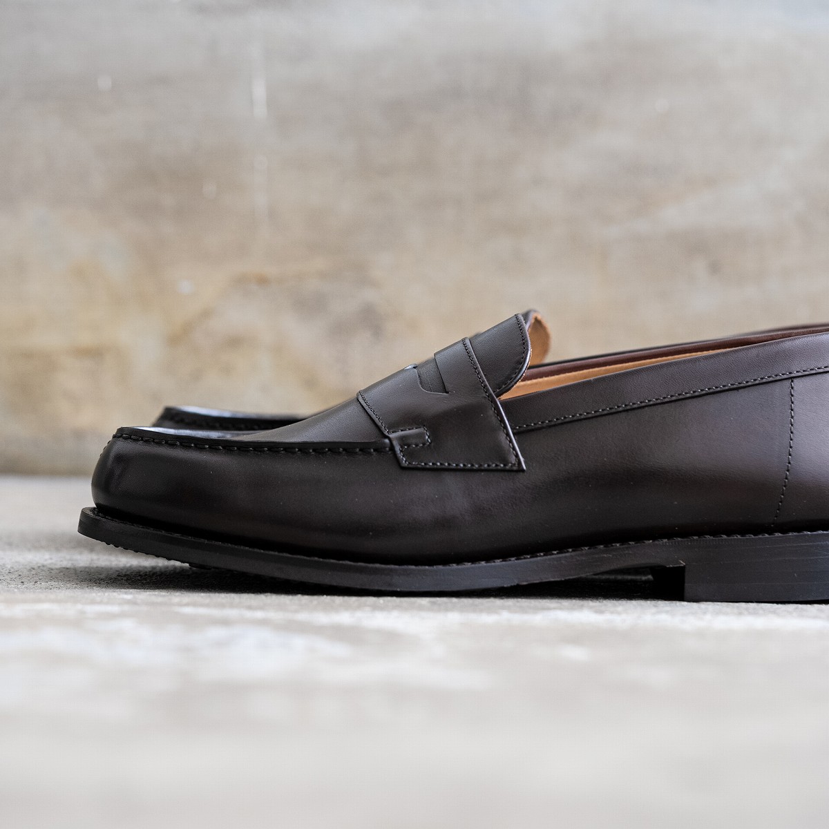 トレーディングポスト T1913 DARKBROWN ローファー メンズ