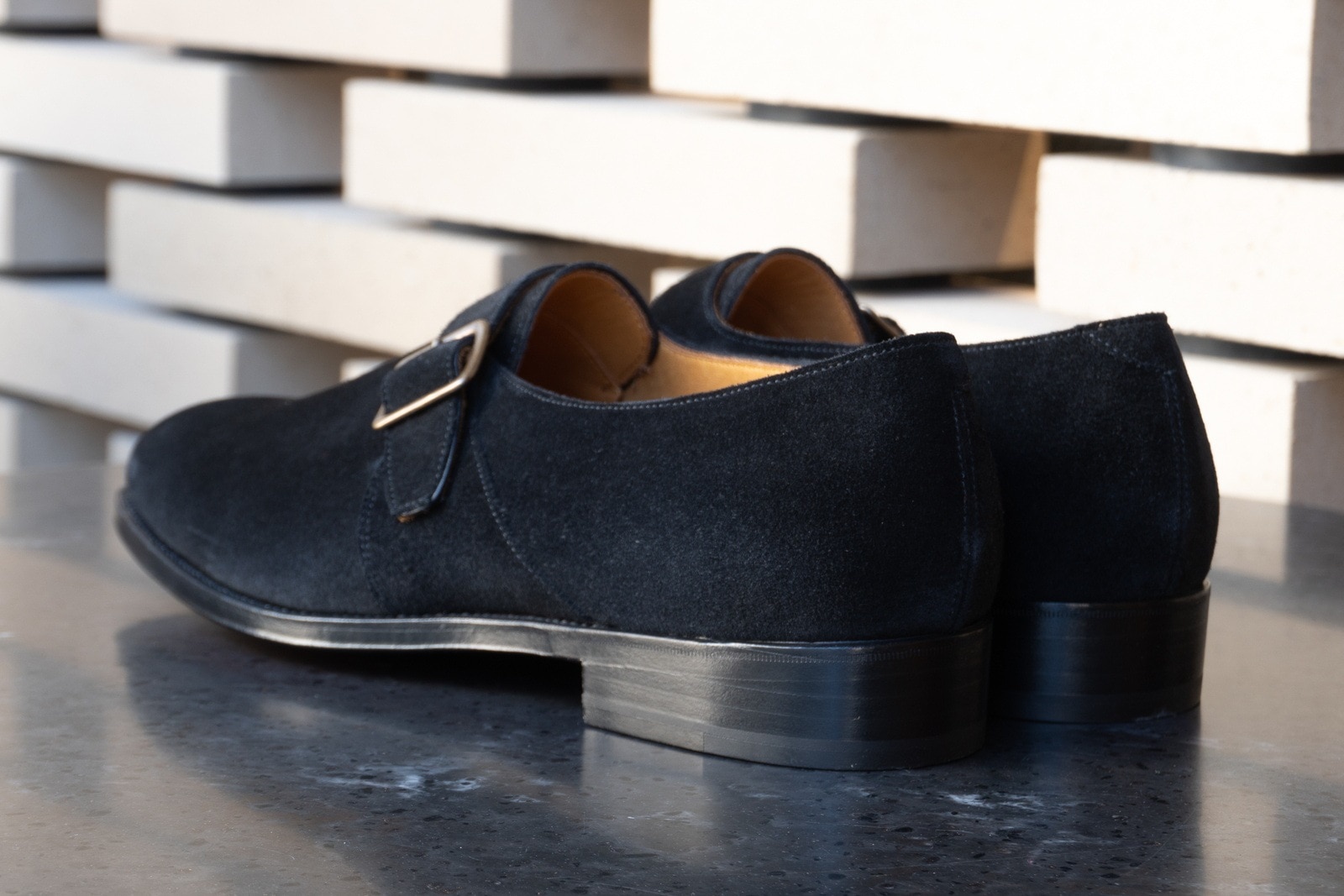 SALE】オリエンタル JOSEPH2 BLACK モンクストラップ メンズ[サイズ