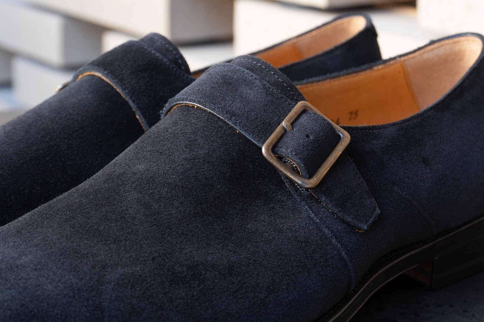 SALE】オリエンタル JOSEPH2 BLACK モンクストラップ メンズ[サイズ