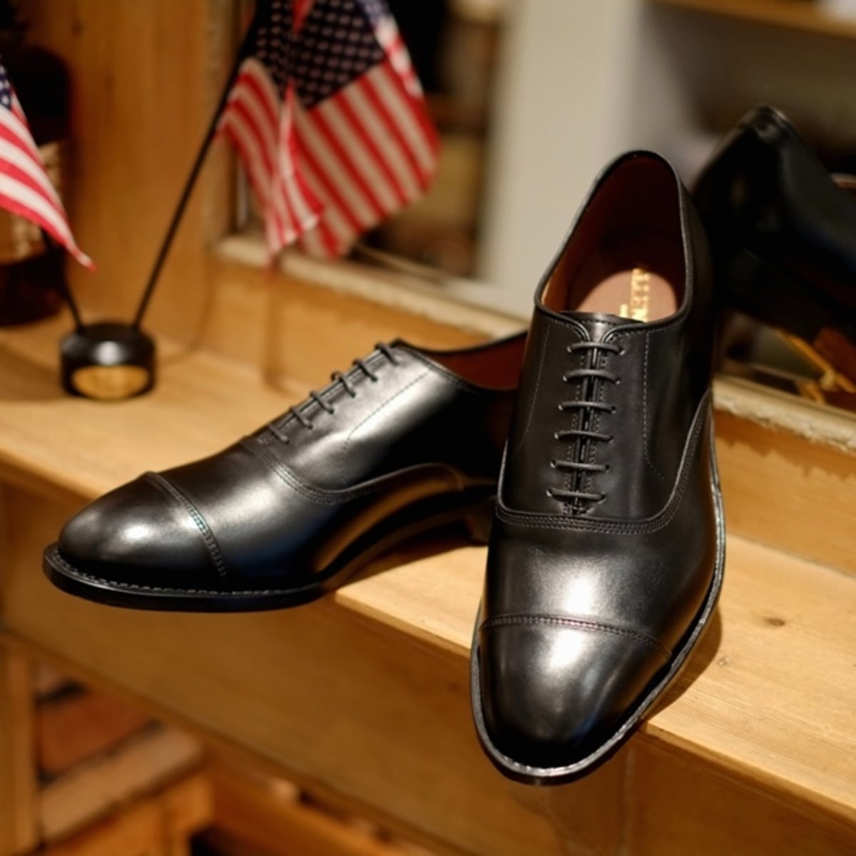 アレン・エドモンズ パークアベニュー|Park Avenue BLACK ストレート