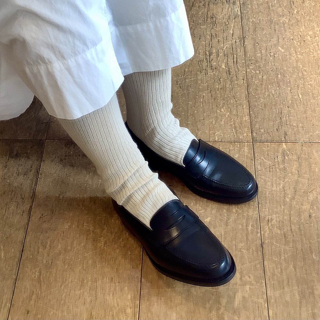 クロケット＆ジョーンズ ローズ|ROSE BLACK ローファー レディース