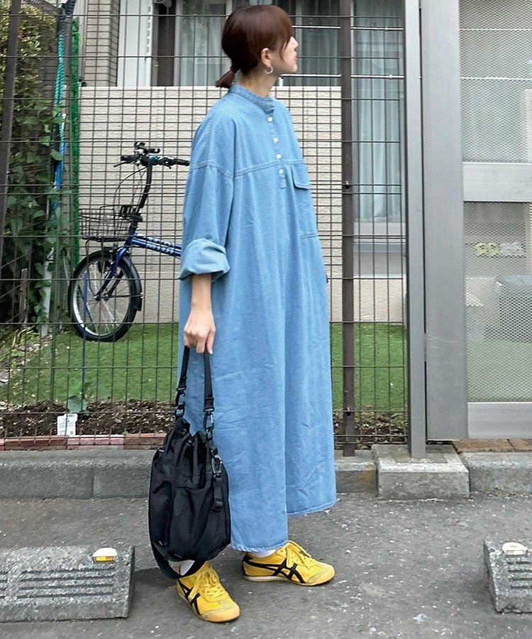 デニムヘンリーネックワンピース【CORNERS by KR】 | ONE PIECE | LOWY