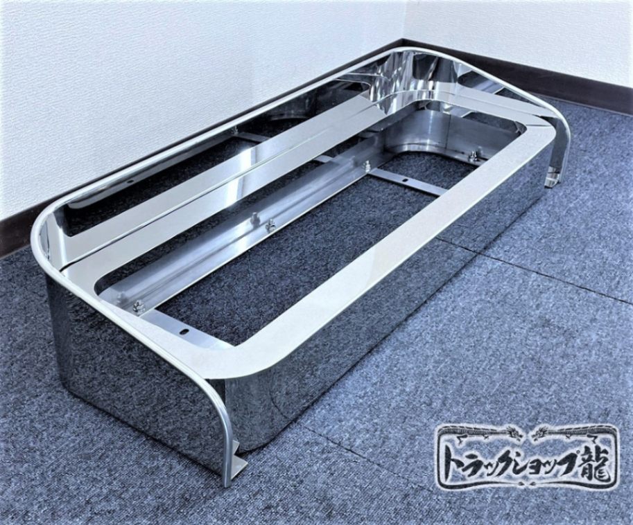 鏡面ステンレス アンドンカバー 丸棒バイザー付き アルナ JB 大(900