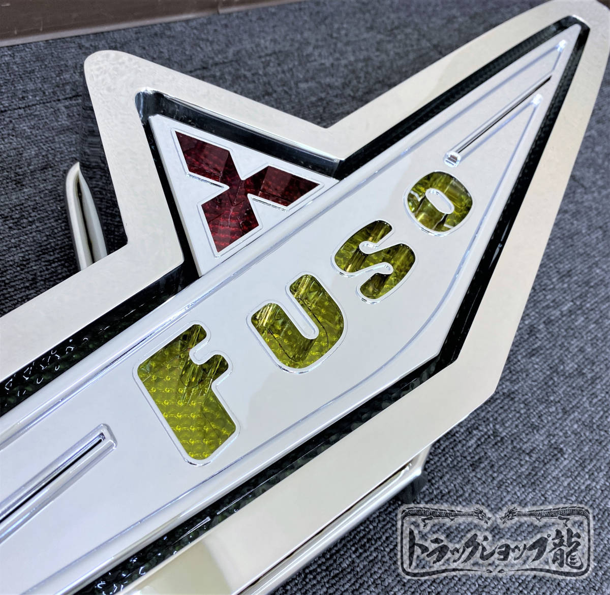 ステンレス 大型 バスマーク アンドン 【鏡面】 奥目 表面R仕様 8mm丸