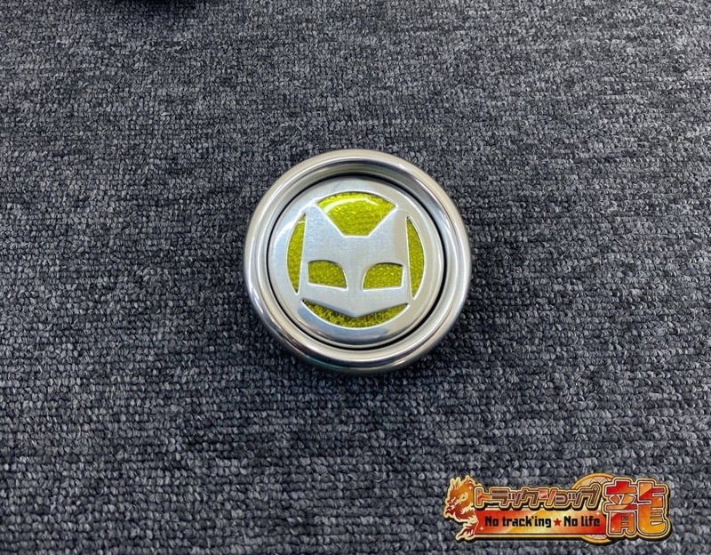 オリジナル ステンレス製 リフレクター 1個 マーシャル風 猫 ネコ