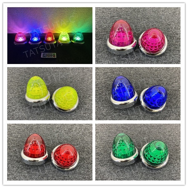 リモコン式 ホイールマーカー バスマーカー 4個セット 色選択 銀色