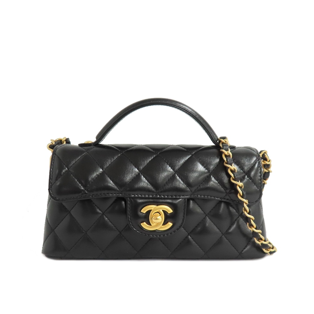 名古屋】【CHANEL】シャネル トップハンドル ミニ フラップバッグ 25P