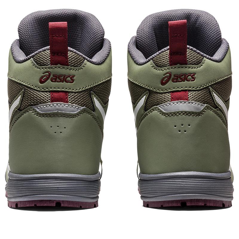 asics アシックス 安全靴 CP214-300 BOA ハイカット ライケングリーン