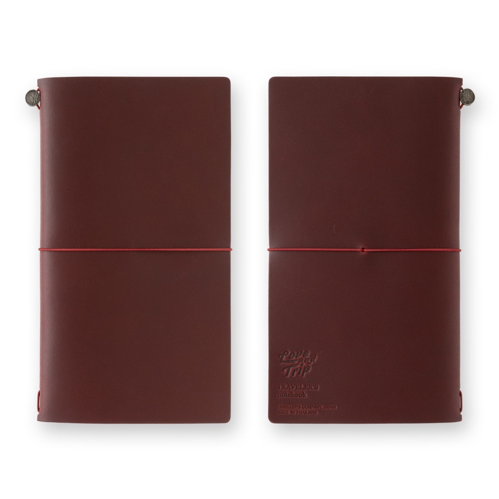 トラベラーズノート LOVE AND TRIP レッド TRAVELER'S notebook LOVE