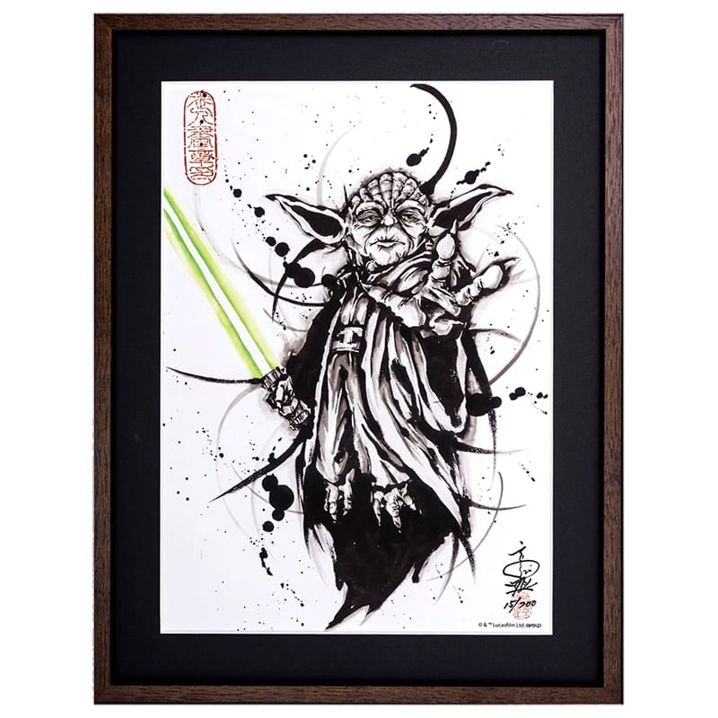 スター・ウォーズ 武人画原画「ボバ・フェット」｜浮世絵工房