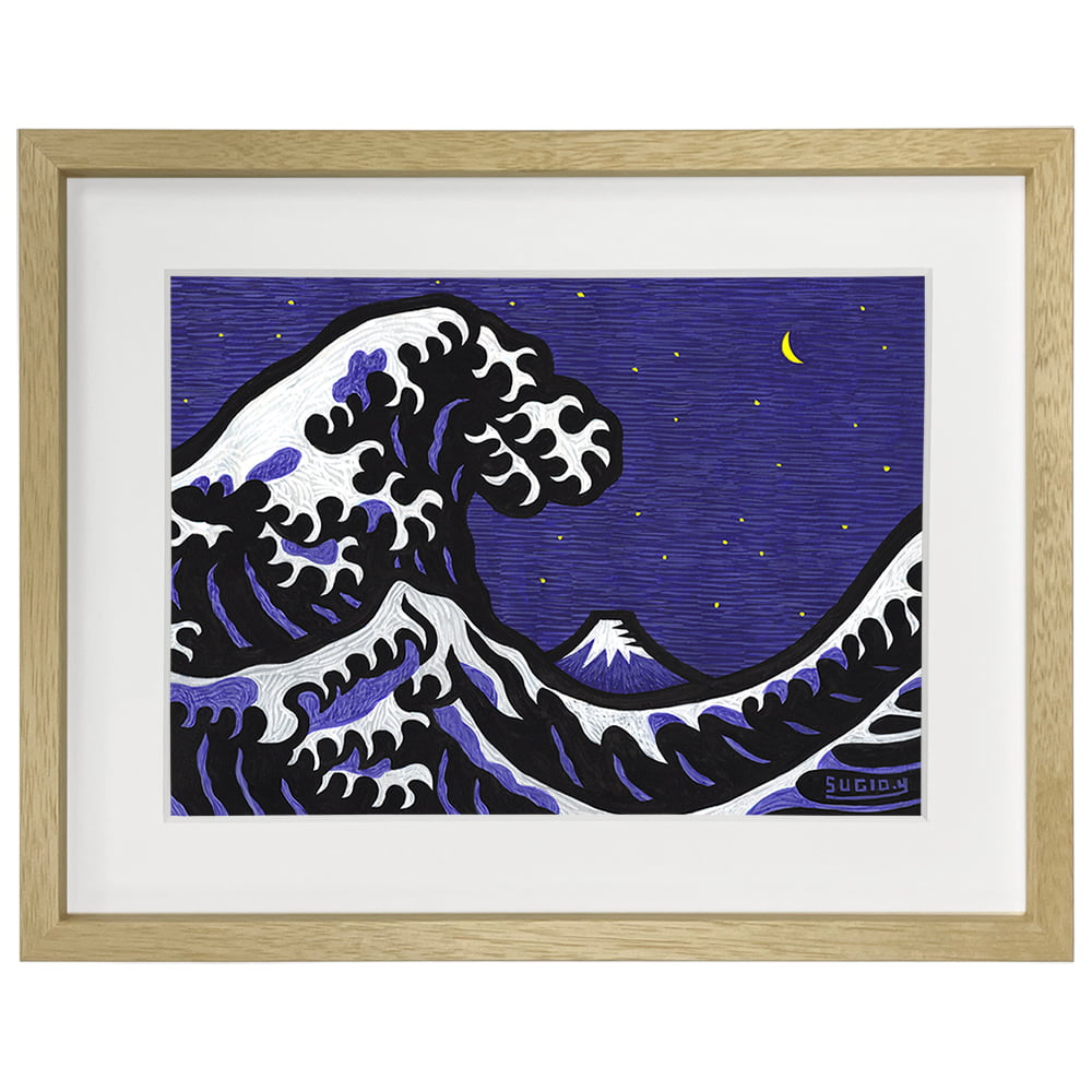 源氏絵と浮世絵「月夜」｜浮世絵工房