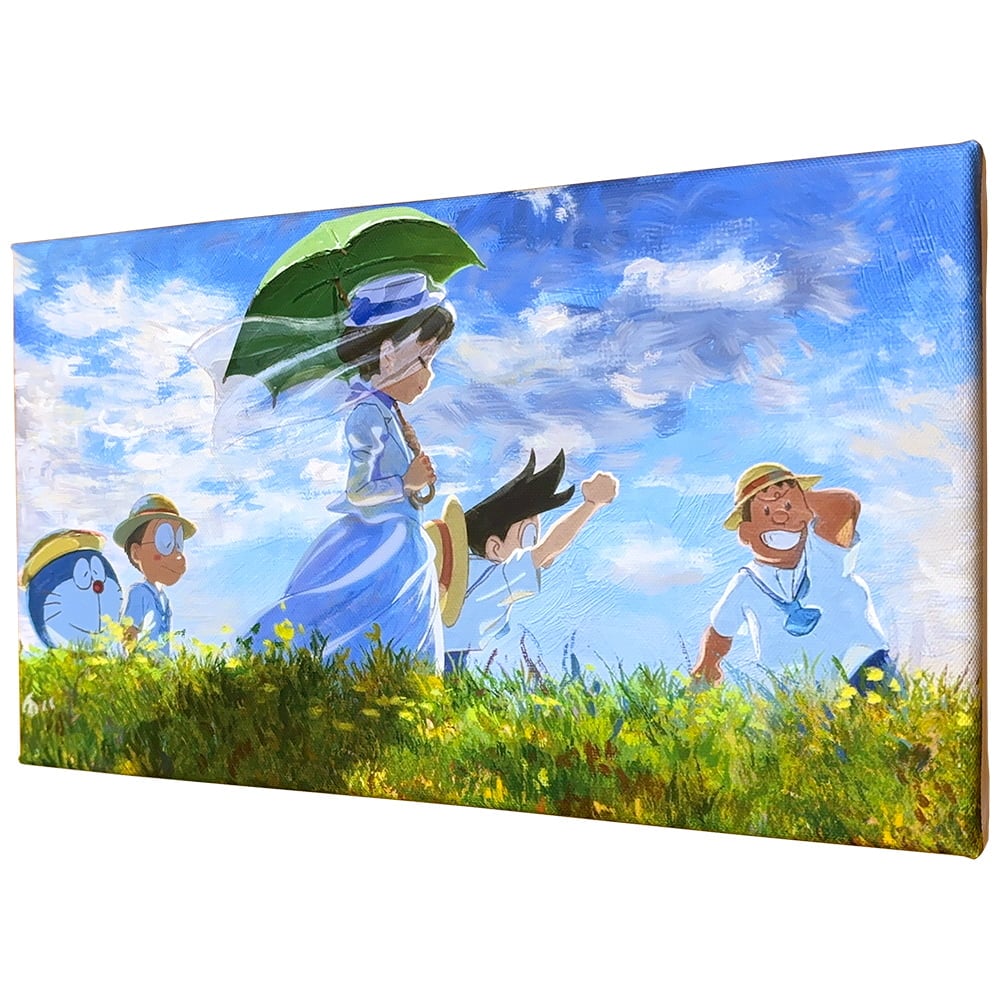 映画ドラえもん のび太の絵世界物語』名画ファブリックボード「散歩