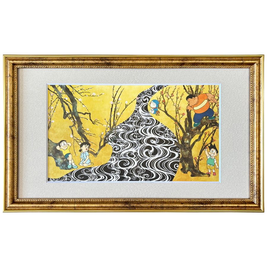 映画ドラえもん のび太の絵世界物語』名画ジークレー版画「牛乳を注ぐ