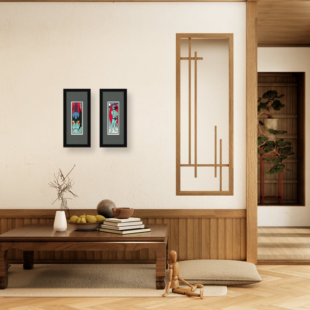 インク壺 ブロンズ製 木株の上に座るデビル インク壺 ブロンズ製 木株