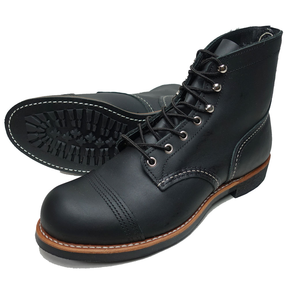 レッドウィング アイアンレンジャー 8084 ブラック メンズ レザー