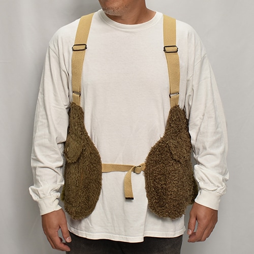 EU Military Liner Fake Fur Hunting Vest（フェイクファー