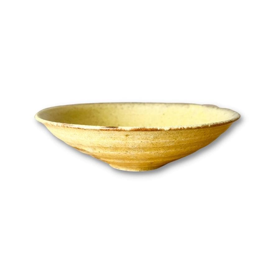 山神窯 黄瀬戸灰釉 浅鉢 | 皿・プレート（plate）,皿(小/中/大/盛