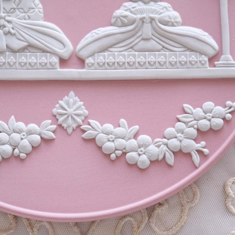 早割】WEDGWOOD ウェッジウッド ジャスパー 雛ドール プレート お雛様