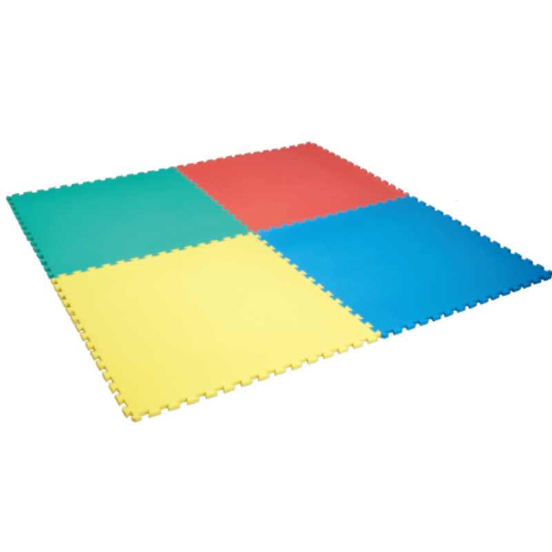 カラーユニットマット 4枚1組 赤 | 保育,積木・ブロック・保育遊具