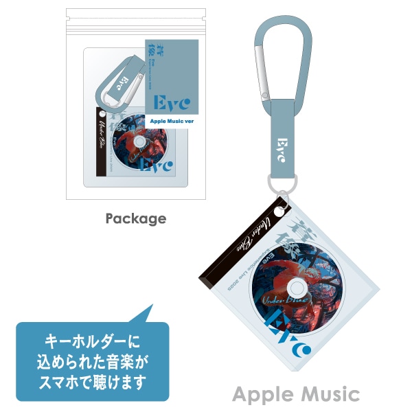 MUSIC CD KEY RING ミュージックCDキーリング