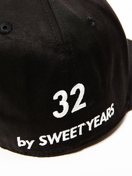 SY32 by SWEET YEARS 「SY LOGO TWILL CAP」BLACK【エスワイサーティ