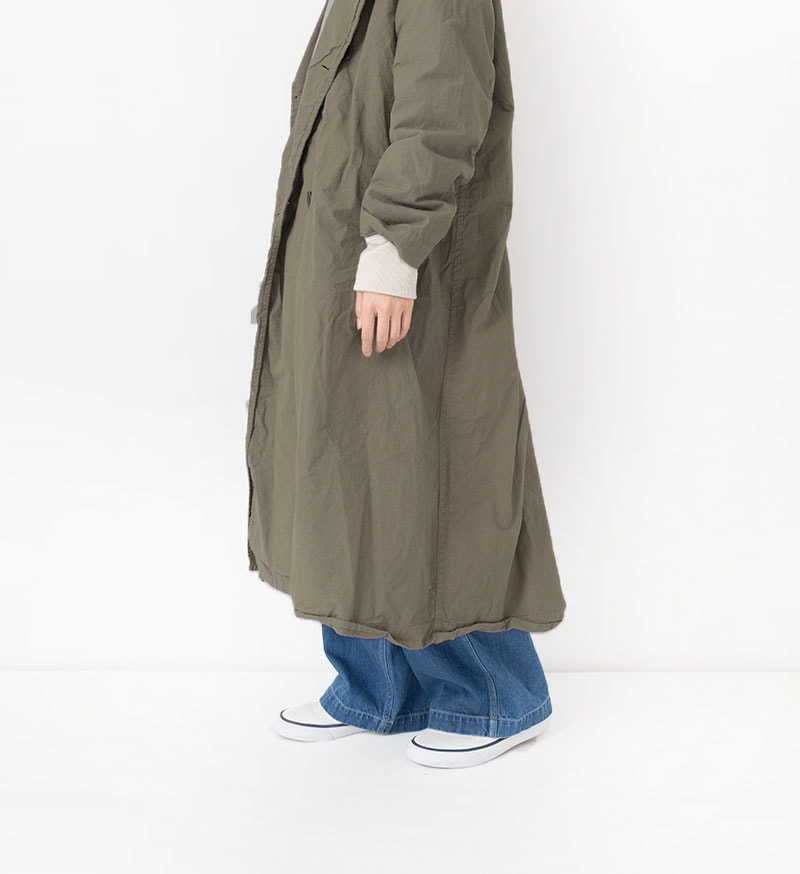 コート #tabasco ウールリバーシブルステンカラーコート/TBCA-013